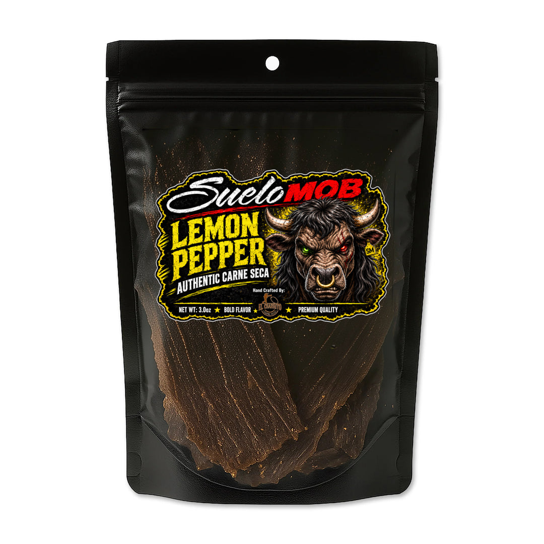 LEMON PEPPER Beef Jerky (Carne Seca)
