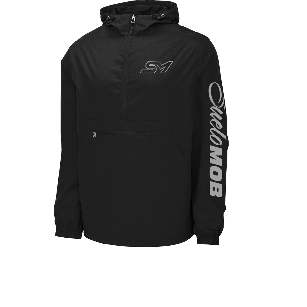 Black Reflective Windbreaker (2.0)