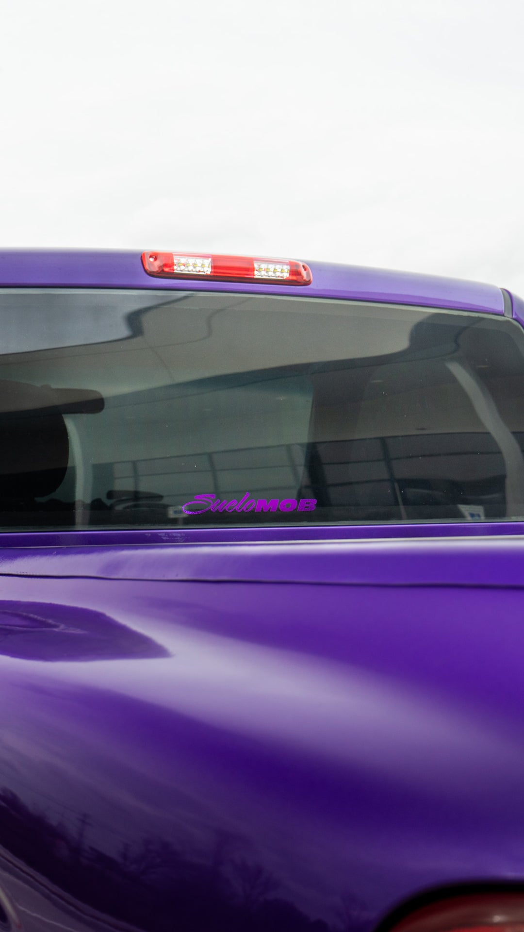 Chrome Purple Decal