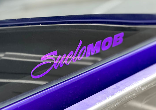 Chrome Purple Decal