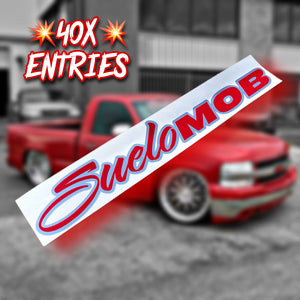Red Reflective & Chrome SueloMob Decal
