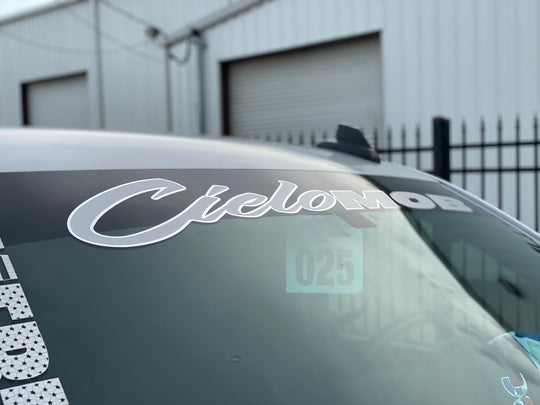 CieloMob Windshield Custom Color (Inside & Outline)