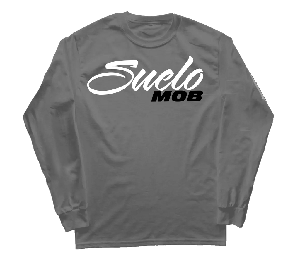 Grey SueloMob Long Sleeve