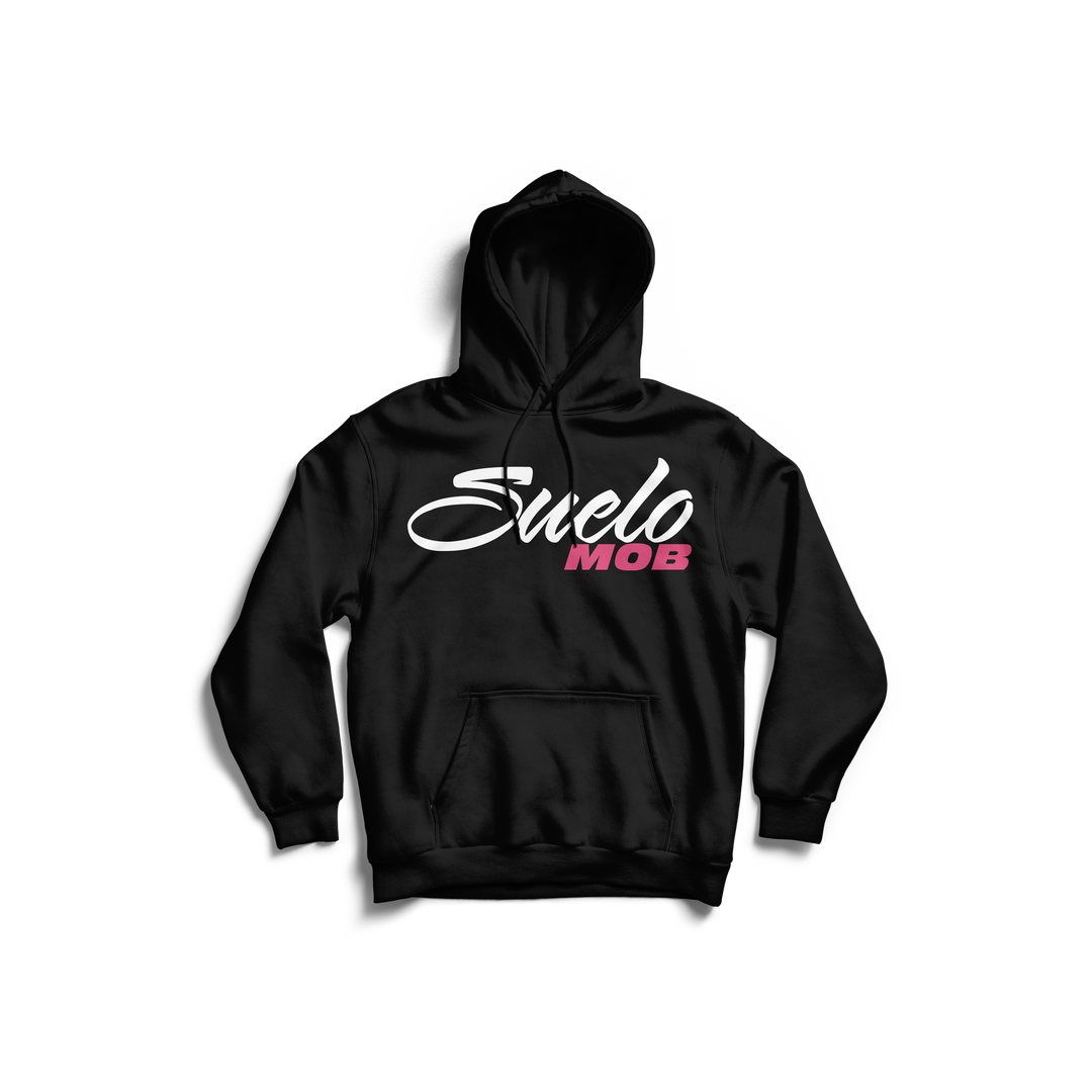 Black Hoodie (MOB - Pink)