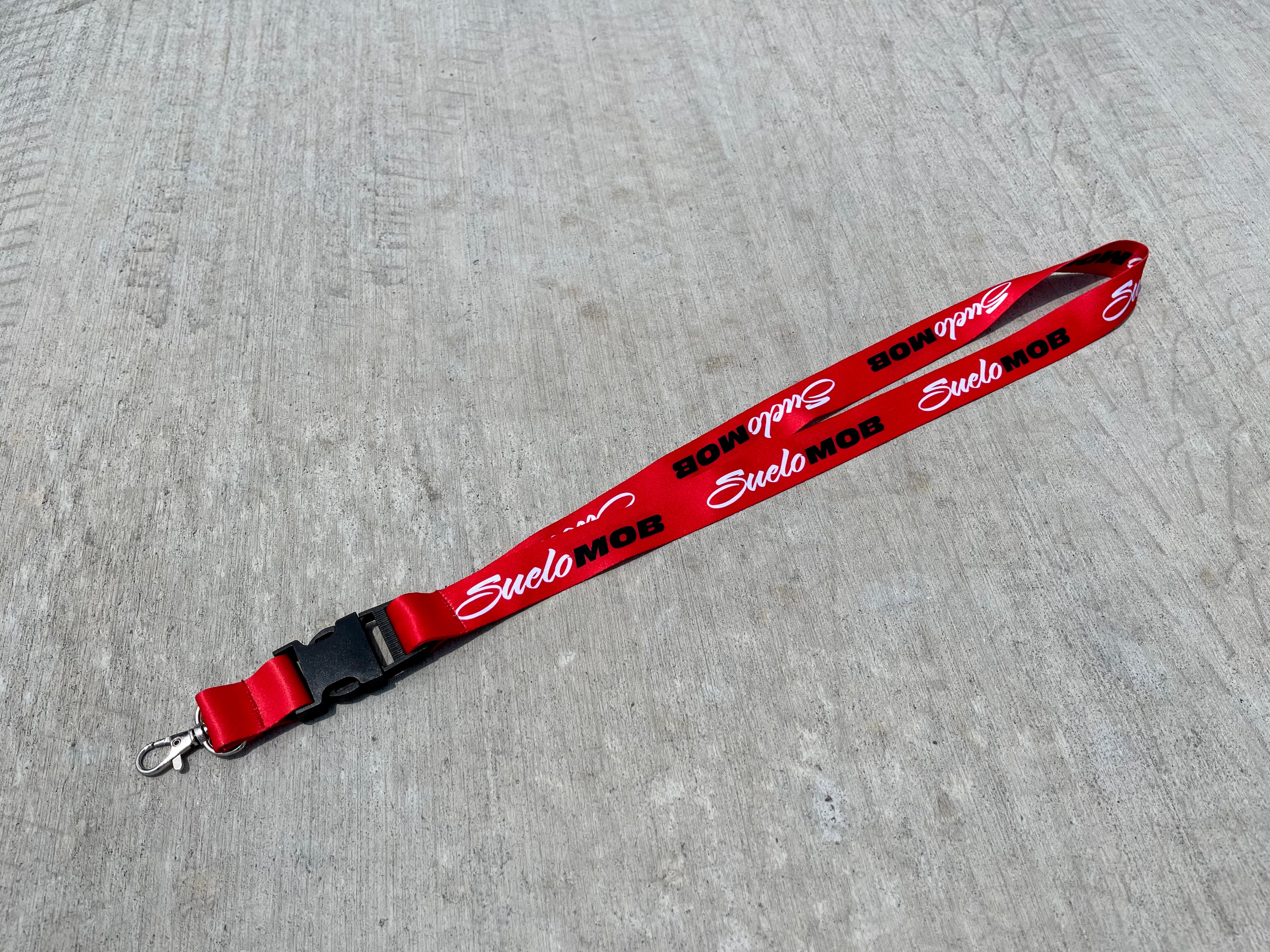 Red SueloMob Lanyard