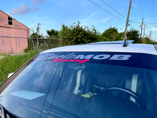 SueloMob Racing Windshield Decal