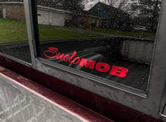 Chrome Red SueloMob Decal