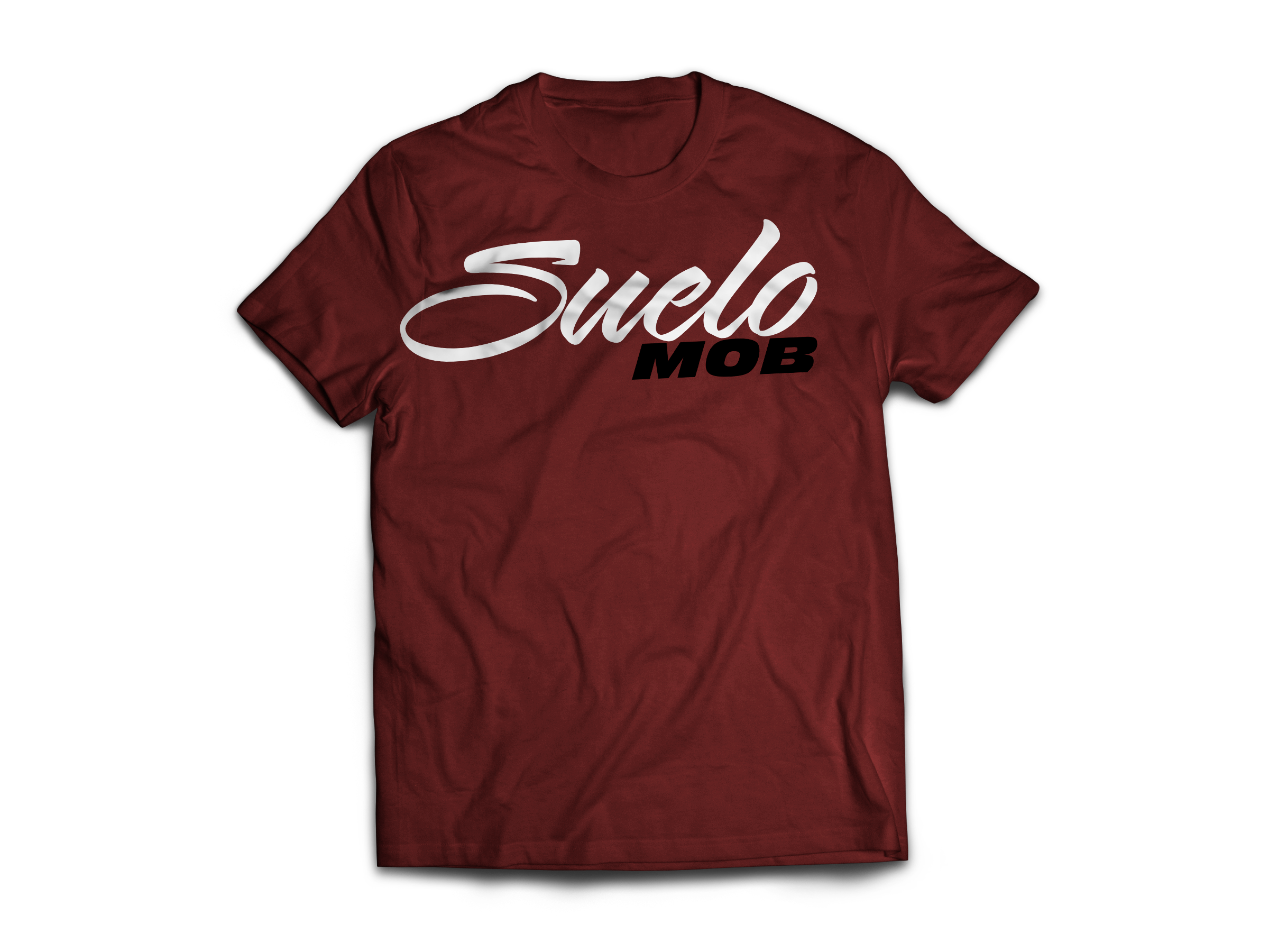Maroon SueloMob Tee