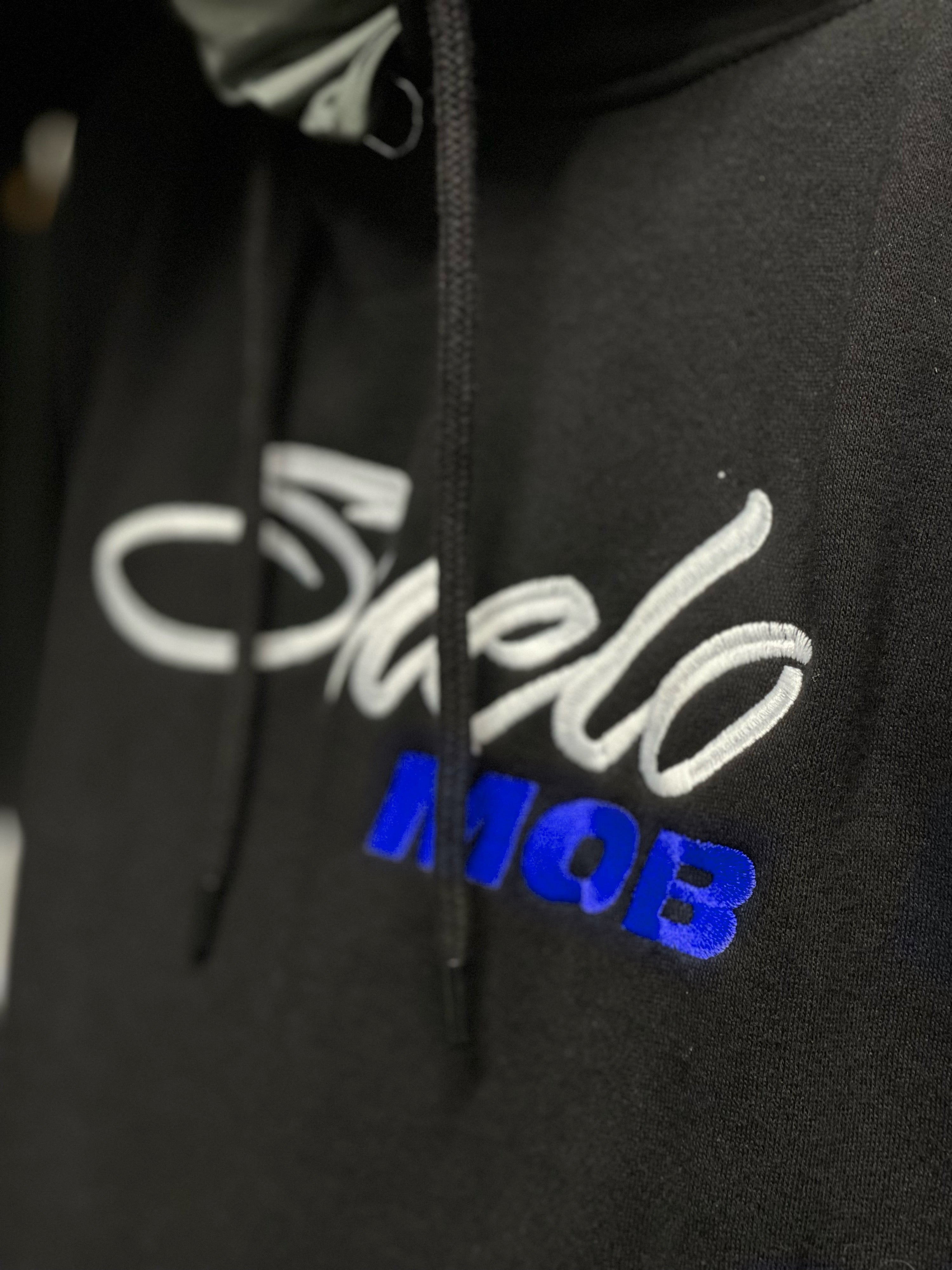 Embroidered SueloMob Hoodie (Custom Color)