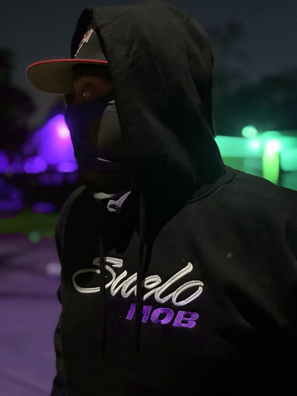Embroidered SueloMob Hoodie (Custom Color)