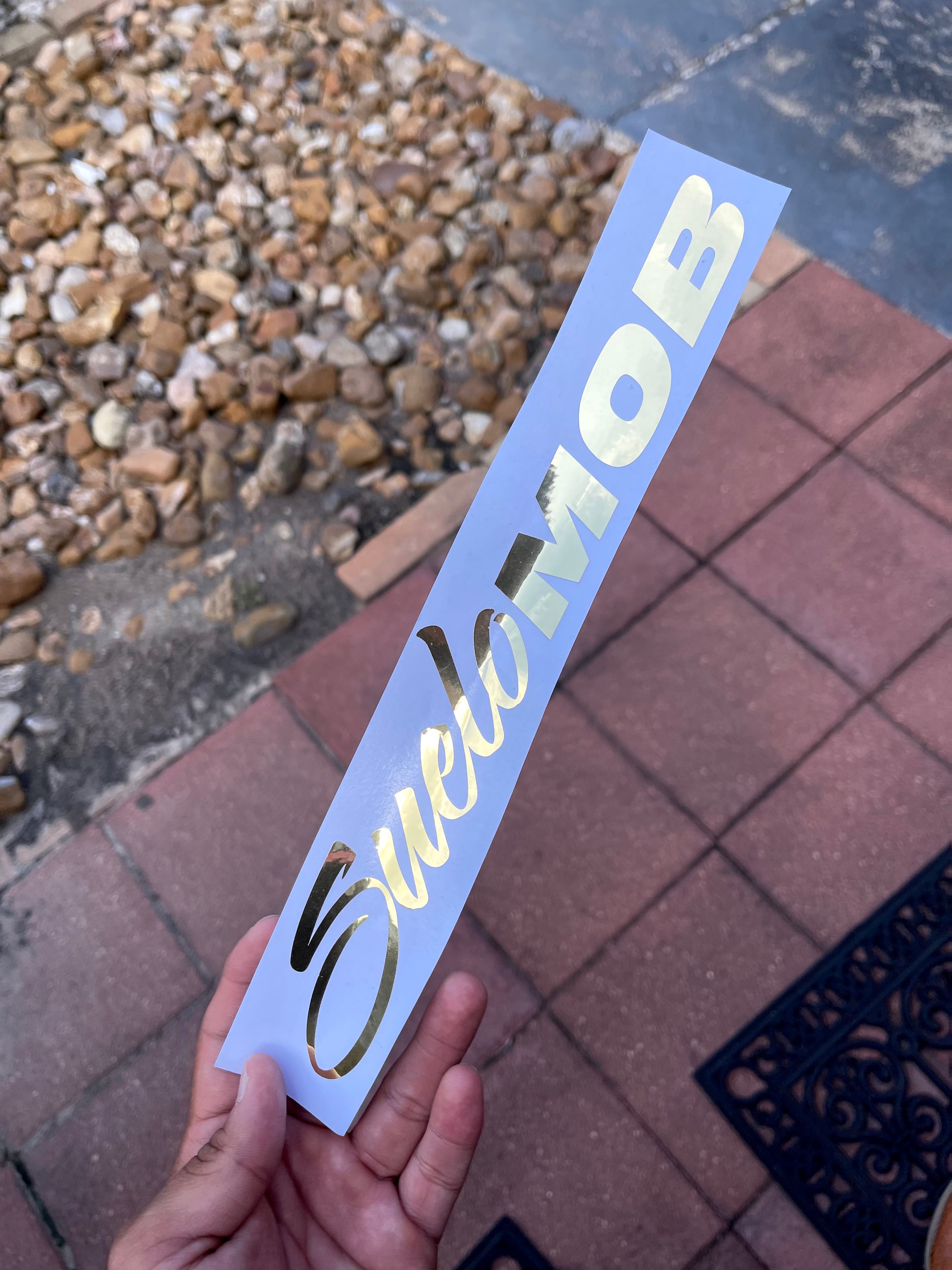 GOLD SUELOMOB DECAL