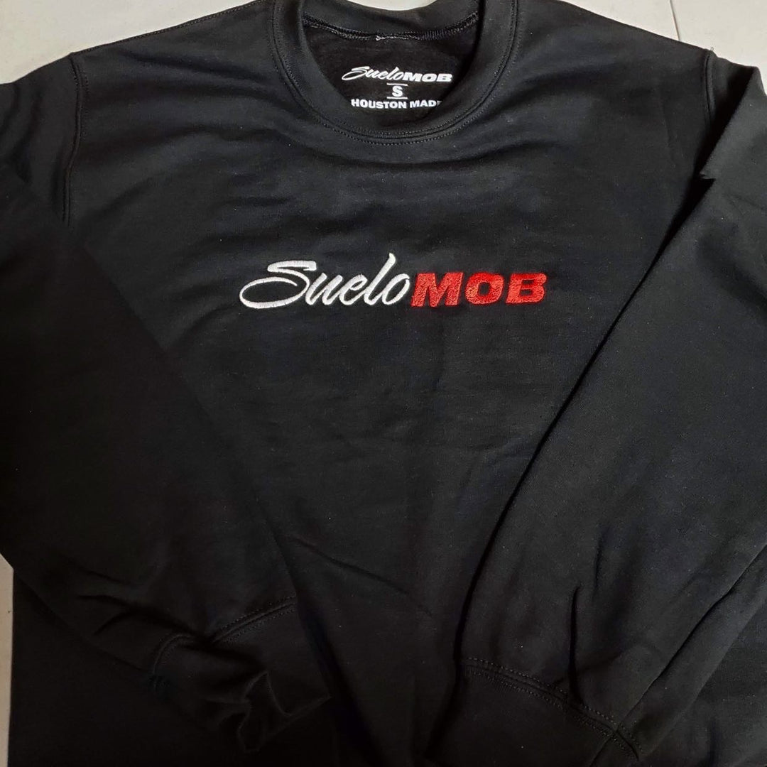 Embroided SueloMob Crewneck Pullover