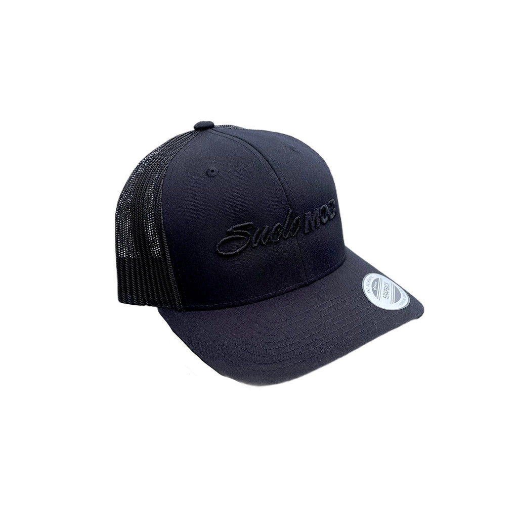 Black On Black Trucker Hat