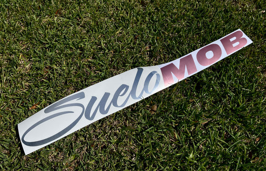 (Custom Chrome Color) SueloMob Windshield Sticker